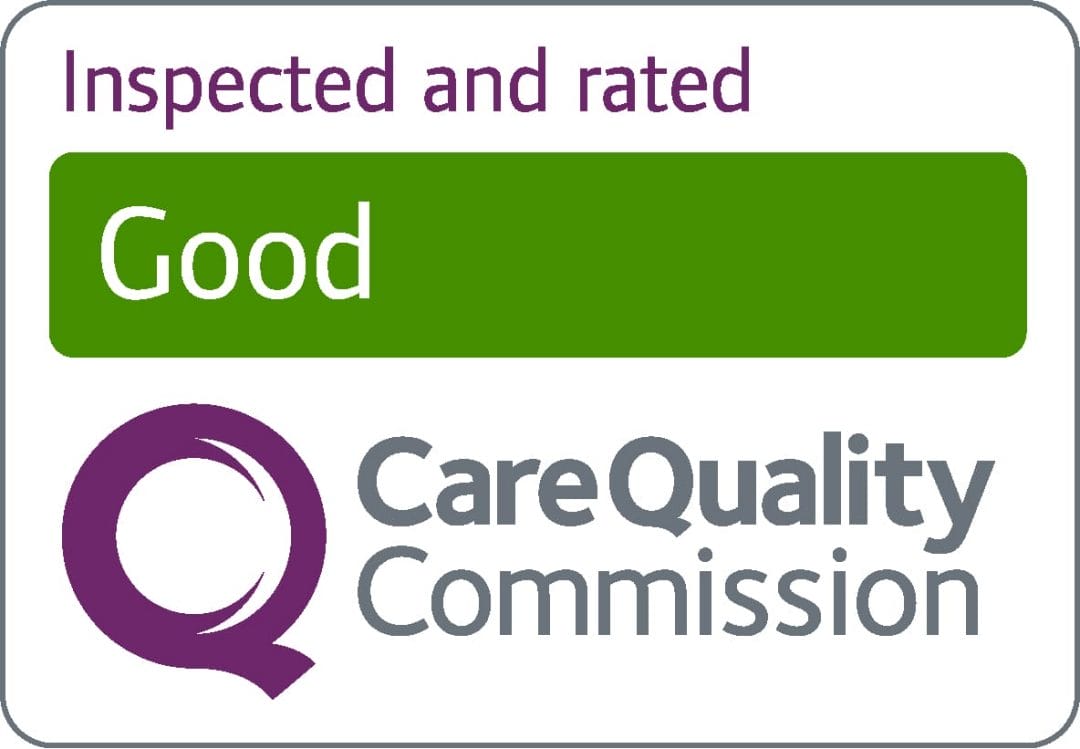 Good rating from the Inspection from Care Quality Commission CQC